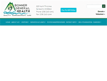Tablet Screenshot of bonnergeneral.org